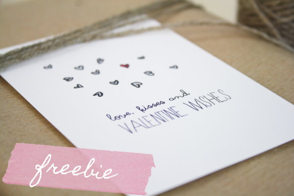 Free valentine printables