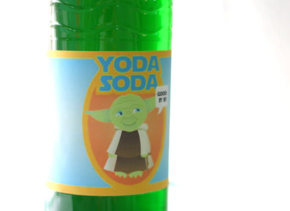 Yoda-Soda für den Star Wars Kindergeburtstag