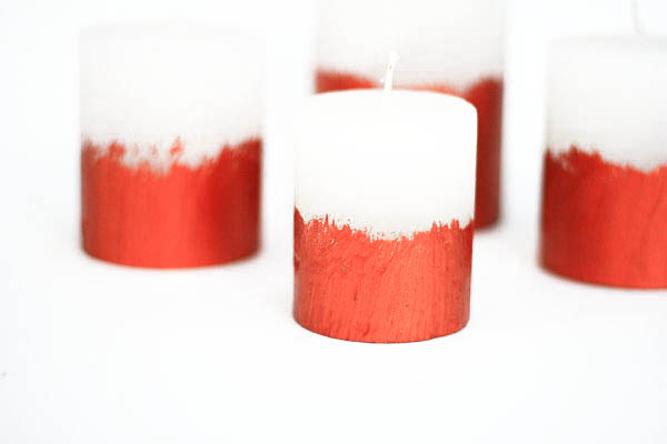 DIY Copper candles - Kupferkerzen
