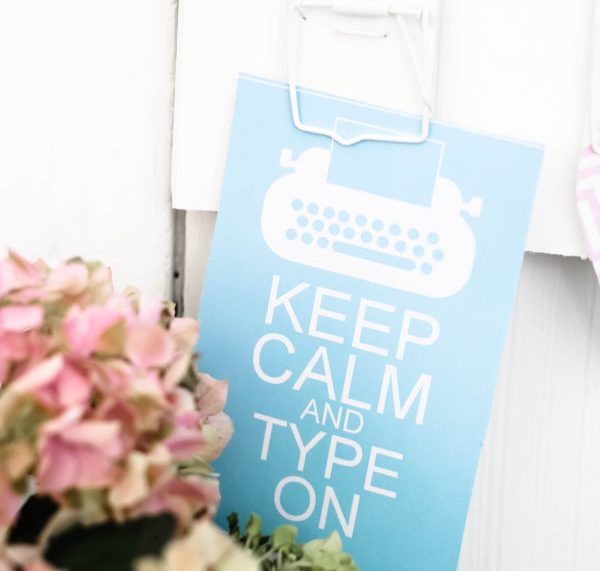 Keep calm and type on