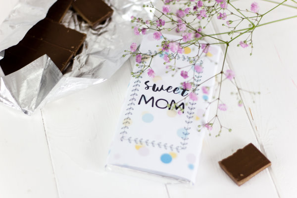 Was Süßes für die Mutti - Schokolade in neuer Verpackung