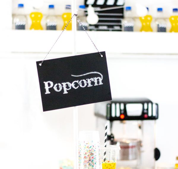 DIY Popcorn-Stand für den Kindergeburtstag