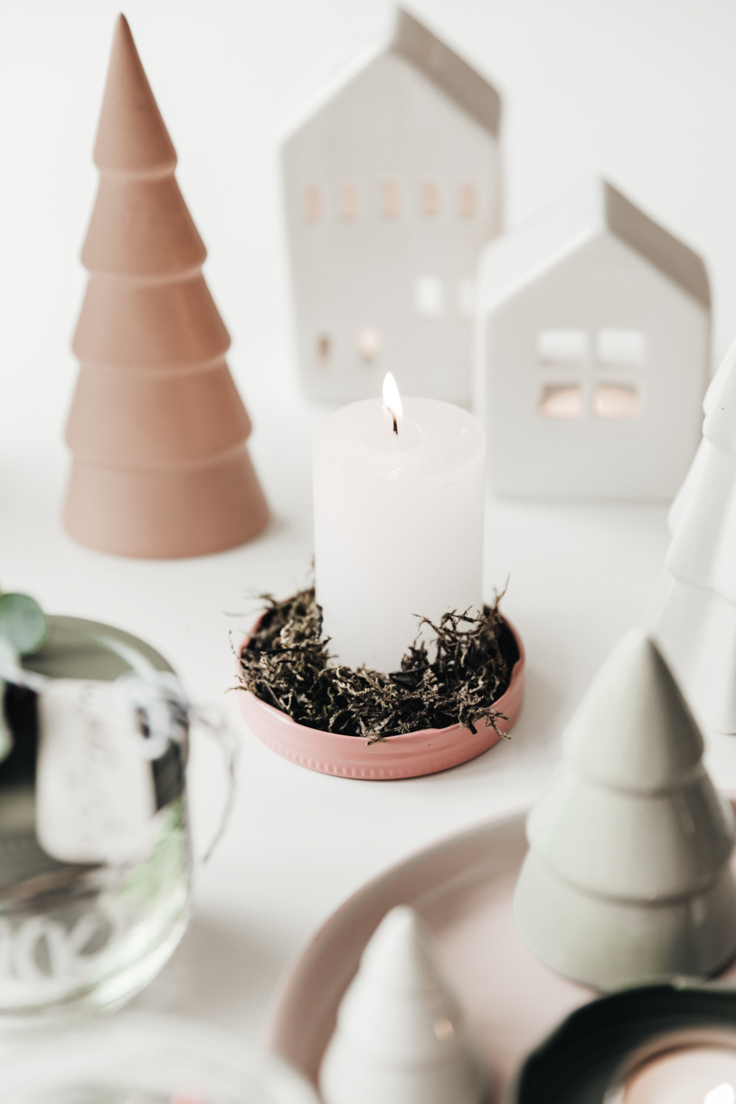 Upcycling Weihnachtsgeschenk: Kerzen im Glas. DIY von titatoni.de