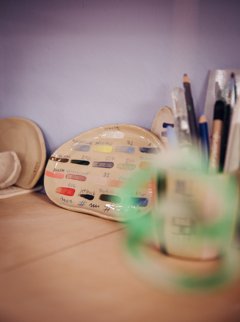 Selbst das Material ist schön. Töpfern in Kiel - Workshop im Studio JOBA. titatoni.de